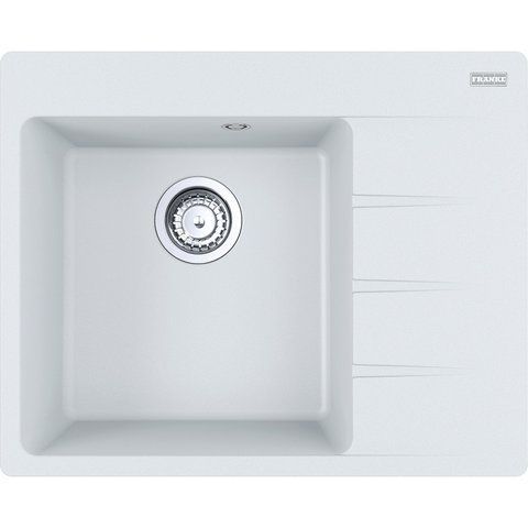 🟥 Кухонна мийка Franke Centro CNG 611-62 TL (114.0630.457) гранітна - врізна - крило праворуч - колір Білий 114.0630.457 фото