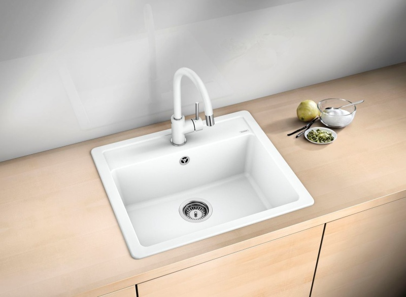 Кухонная мойка Blanco LEGRA 6 Silgranit&reg; цвет белый (523334) монтаж на столешницу 523334 фото