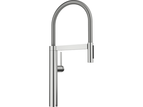 Кухонний змішувач Blanco з витяжним виливом, з функцією душу CULINA-S II PVD steel (527463) 527463 фото