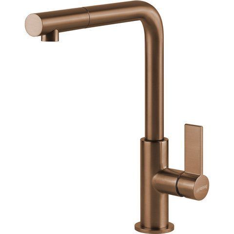 Smeg MD22CUX - серія UNIVERSAL - Змішувач одноважільний, висувний душ, PVD мідь MD22CUX фото