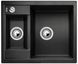 Кухонная мойка Blanco METRA 6 Silgranit&reg; цвет антрацит з клапаном-автоматом (516165) монтаж на столешницу 516165 фото