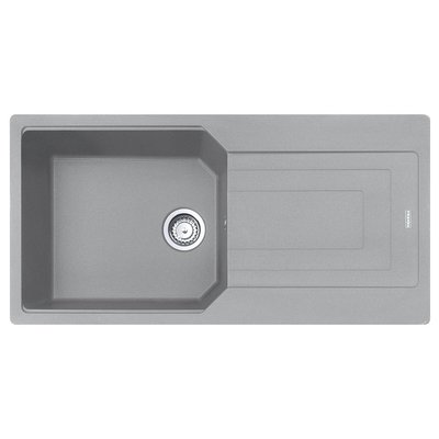 Кухонная мойка Franke Urban UBG 611-100 XL (114.0701.795) гранитная - врезная - оборотная - цвет Серый камень - (пластиковый коландер в комлекте) 114.0701.795 фото
