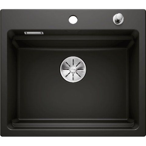 Кухонная мойка Blanco ETAGON 6 керамика PuraPlus черный скл.-авт. InFino (525162) монтаж на столешницу 525162 фото