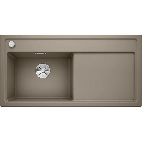 Кухонна мийка Blanco ZENAR XL 6 S (- чаша зліва) Silgranit&reg; колір сірий беж з кл.-авт. InFino (524007) монтаж на стільницю 524007 фото