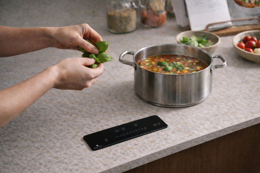 Скрытая варочная индукционная поверхность под столешницу KitchenCookTech Invisible I4 - 4 зоны нагрева LF-I4-I17H фото