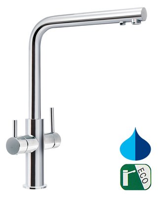 Кухонний змішувач з підключенням до фільтра води Franke NEPTUNE CLEAR WATER (115.0370.689) Хром 115.0370.689 фото