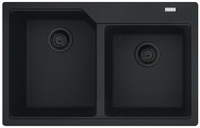 Кухонная мойка Franke Urban UBG 620-78 Black Edition (114.0699.237) гранитная - врезная - цвет Чёрный матовый - (пластиковый коландер в комлекте) 114.0699.237 фото