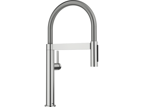 Кухонний змішувач Blanco з витяжним виливом CULINA-S II Mini PVD steel (527467) 527467 фото