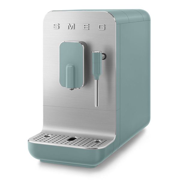 Smeg BCC02EGMEU - серія COLLEZIONE - Автоматична кавомашина з ручним капучинатором, колір смарагдово-зелений матовий bcc02egmeu фото