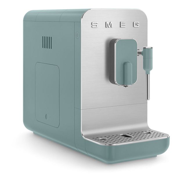 Smeg BCC02EGMEU - серія COLLEZIONE - Автоматична кавомашина з ручним капучинатором, колір смарагдово-зелений матовий bcc02egmeu фото