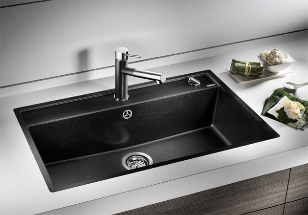 Кухонная мойка Blanco DALAGO 8 Silgranit&reg; цвет антрацит з клапаном-автоматом (516629) монтаж на столешницу 516629 фото