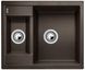 Кухонная мойка Blanco METRA 6 Silgranit&reg; цвет кофе з клапаном-автоматом (516162) монтаж на столешницу 516162 фото