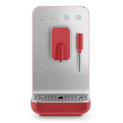 Smeg BCC02RDMEU - серія COLLEZIONE - Автоматична кавомашина з ручним капучинатором, колір червоний матовий bcc02rdmeu фото