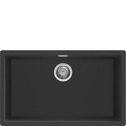 Smeg VZP76N - серія UNIVERSAL - Мийка гранітна Quadra, встановлення під стільницю та стандартне vzp76n фото