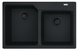 Кухонна мийка Franke Urban UBG 620-78 (114.0701.790) гранітна - врізна - колір Онікс - (пластиковий коландер у комлекті) 114.0701.790 фото 5