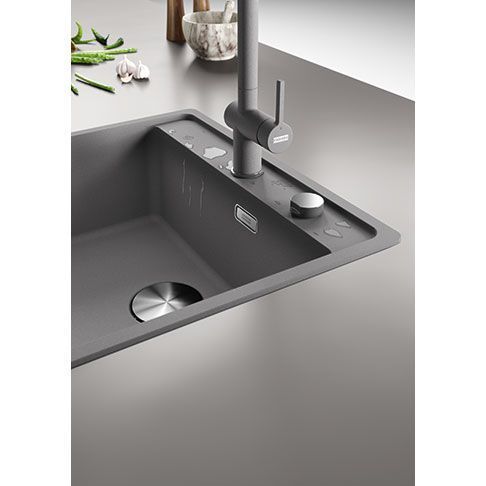 🟥 Кухонна мийка Franke Maris MRG 610-52&nbsp;TL&nbsp;(114.0668.868) гранітна - врізна - колір Сірий&nbsp;камінь 114.0668.868 фото