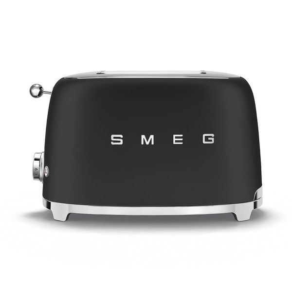 Smeg TSF01BLMEU - серія 50'S RETRO STYLE - Тостер електричний на 2 тости, колір чорний матовий TSF01BLMEU фото