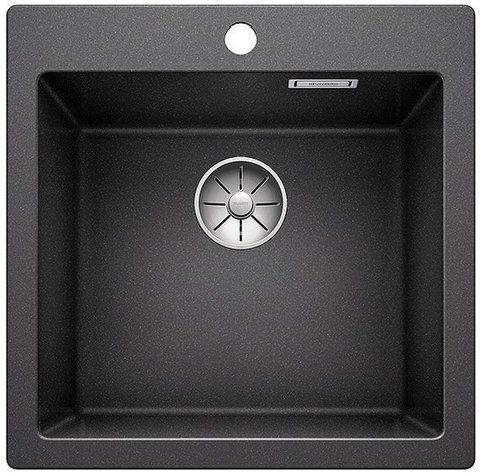 Кухонная мойка Blanco PLEON 5 Silgranit&reg; цвет антрацит с отводной арматурой InFino (521504) монтаж на столешницу 521504 фото