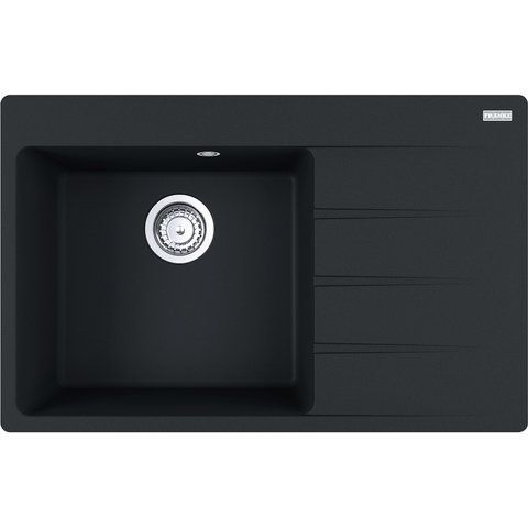 🟥 Кухонна мийка Franke Centro CNG 611-78 TL (114.0630.474) гранітна - врізна - крило праворуч - колір Чорний матовий 114.0630.474 фото