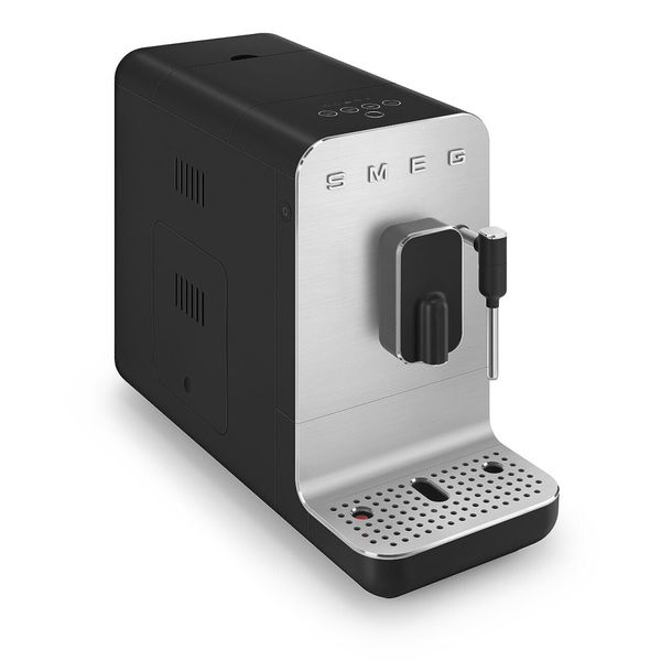 Smeg BCC12BLMEU - серія COLLEZIONE - Автоматична кавомашина з ручним капучинатором, колір чорний матовий bcc12blmeu фото