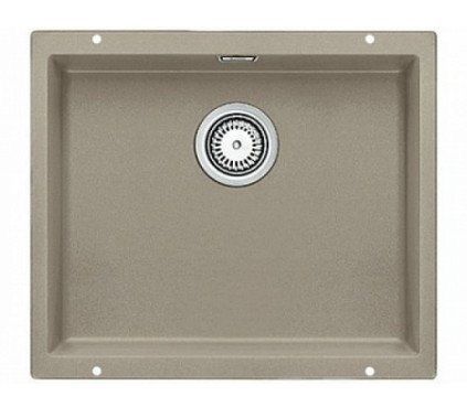 Кухонная мойка Blanco SUBLINE 500-U Silgranit&reg; цвет серый беж с отводной арматурой InFino (523439) монтаж под столешницу 523439 фото