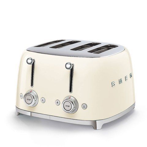 Smeg TSF03CREU - серія 50'S RETRO STYLE - Тостер електричний на 4 тости (4х4), колір кремовий TSF03CREU фото