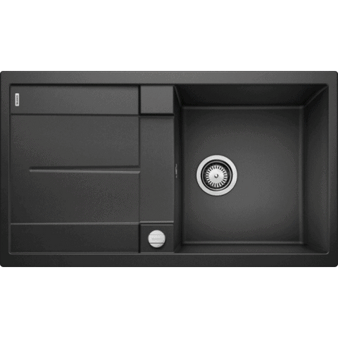 Кухонная мойка Blanco METRA 5 S Silgranit&reg; цвет антрацит склапаном-автоматом (513044) монтаж на столешницу 513044 фото