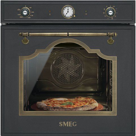 Smeg SFP750AOPZ - серія CORTINA - Багатофункціональна Духова шафа з функцією піролізу, 60 см + Soft Close, "PIZZA" SFP750AOPZ фото