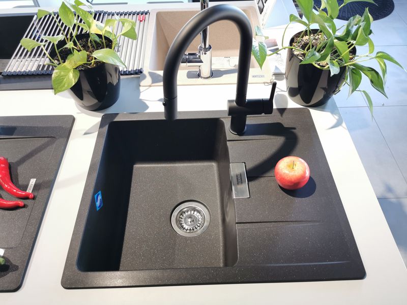Кухонна мийка Franke Centro CNG 611-62 (114.0630.420) гранітна - врізна - оборотна - колір Мигдаль - Архів 114.0630.420 фото