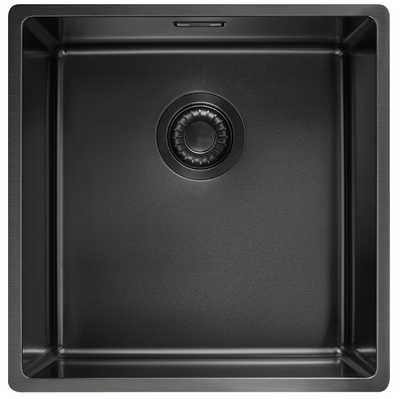 Кухонна мийка Franke Box BXM 210 / 110-40 (127.0650.362) нержавіюча сталь - монтаж врізний, у рівень або під стільницю - Антрацит PVD 127.0650.362 фото