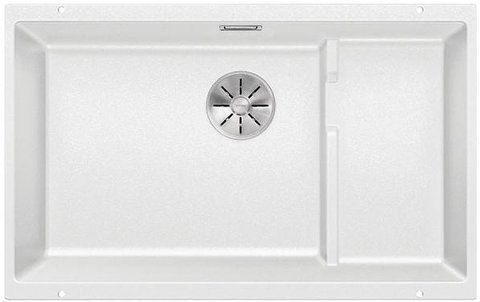 Кухонная мойка Blanco SUBLINE 700-U Level Silgranit&reg; цвет белый с отводной арматурой InFino (523542) монтаж под столешницу 523542 фото