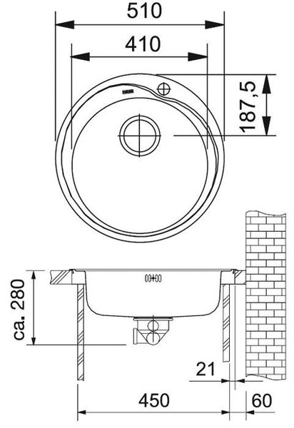 Кухонна мийка Franke Rambla ROL 610-41 (101.0255.788) нержавіюча сталь - врізна - декорована 101.0255.788 фото