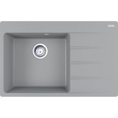🟥 Кухонна мийка Franke Centro CNG 611-78 TL (114.0630.477) гранітна - врізна - крило праворуч - колір Сірий камінь 114.0630.477 фото