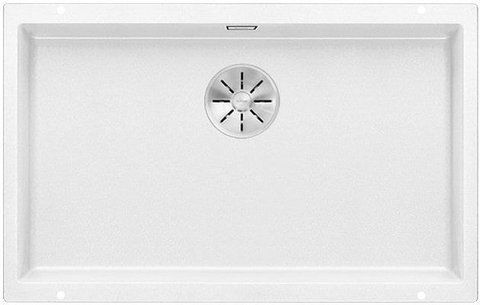 Кухонная мойка Blanco SUBLINE 700-U Silgranit&reg; цвет белый с отводной арматурой InFino (523446) монтаж под столешницу 523446 фото