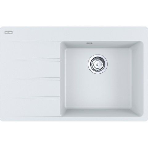 🟥 Кухонна мийка Franke Centro CNG 611-78 TL (114.0630.465) гранітна - врізна - крило ліворуч - колір Білий 114.0630.465 фото