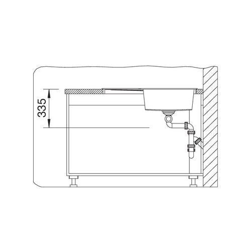 Кухонная мойка Blanco METRA 9 Е Silgranit&reg; цвет серый беж (517367) монтаж на столешницу 517367 фото