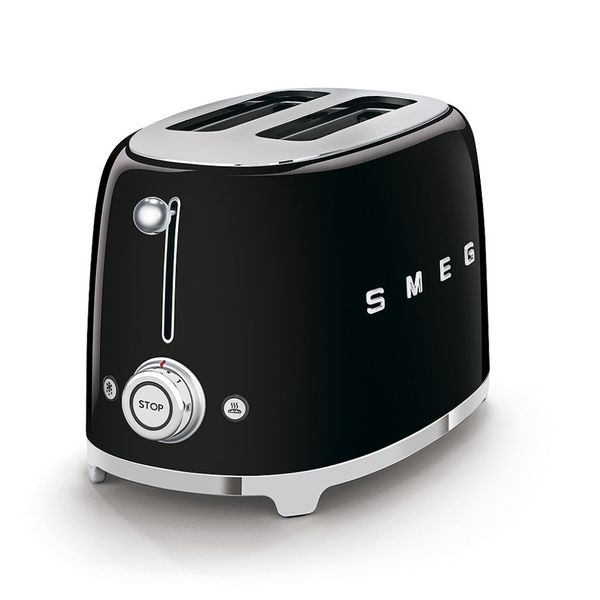 Smeg TSF01BLEU - серія 50'S RETRO STYLE - Тостер електричний на 2 тости, колір чорний TSF01BLEU фото