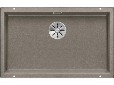 Кухонная мойка Blanco SUBLINE 700-U Silgranit&reg; цвет серый беж с отводной арматурой InFino (523449) монтаж под столешницу 523449 фото