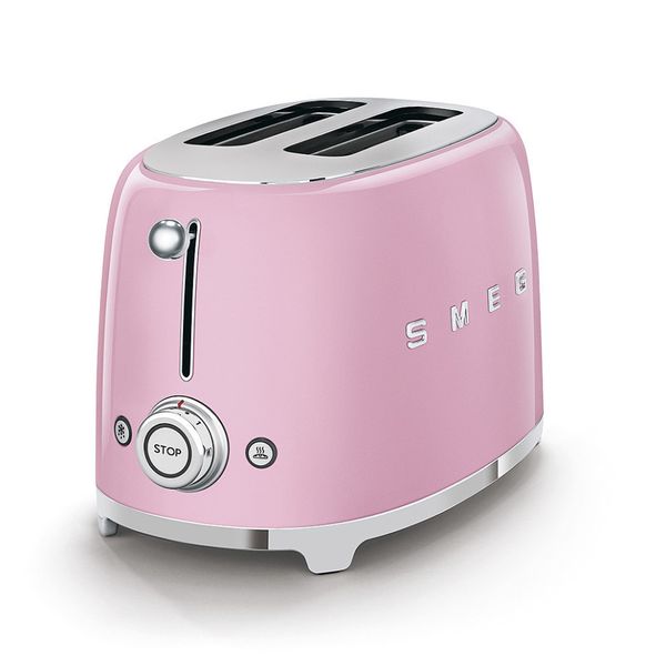 Smeg TSF01PKEU - серія 50'S RETRO STYLE - Тостер електричний на 2 тости, колір рожевий TSF01PKEU фото
