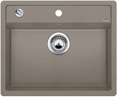 Кухонная мойка Blanco DALAGO 6 Silgranit&reg; цвет серый беж з клапаном-автоматом (517320) монтаж на столешницу 517320 фото