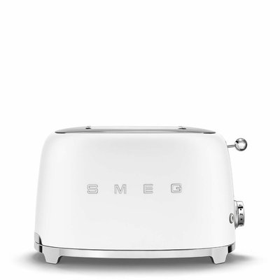 ● Smeg TSF01WHMEU - серія 50'S RETRO STYLE - Тостер електричний на 2 тости, колір білий матовий TSF01WHMEU фото