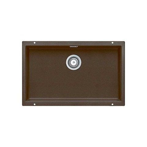 Кухонная мойка Blanco SUBLINE 700-U Silgranit&reg; цвет кофе с отводной арматурой InFino (523451) монтаж под столешницу 523451 фото