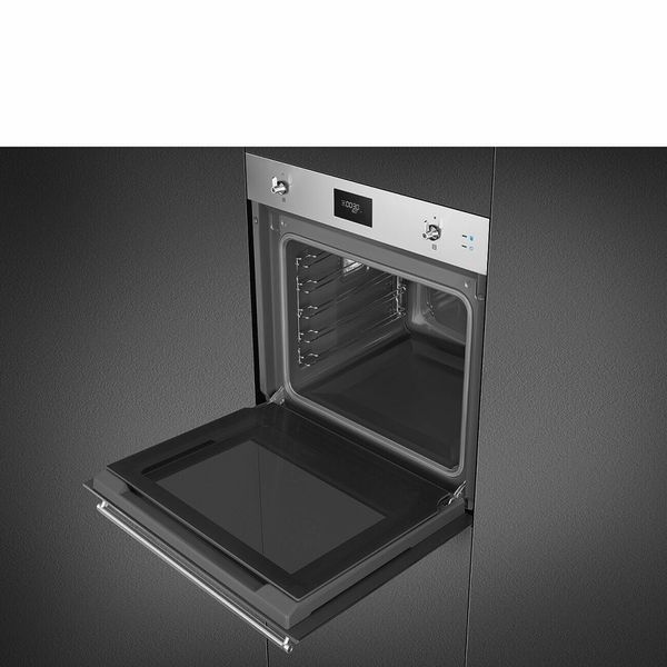 Smeg SO6301S2X - серія CLASSICA - Духова шафа комбінована з парою, 60 см, SteamOne, Compact Screen so6301s2x фото