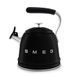 Smeg WKF01BL - серія 50'S RETRO STYLE - Чайник зі свистком, 2,3л, колір чорний WKF01BL фото