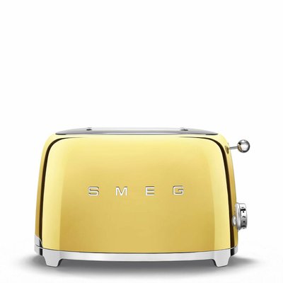 Smeg TSF01GOEU - серія 50'S RETRO STYLE - Тостер електричний на 2 тости, колір золото TSF01GOEU фото