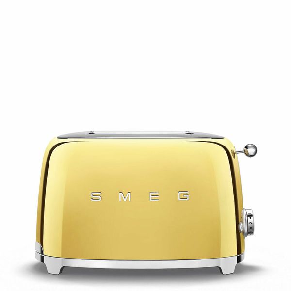 Smeg TSF01GOEU - серія 50'S RETRO STYLE - Тостер електричний на 2 тости, колір золото TSF01GOEU фото