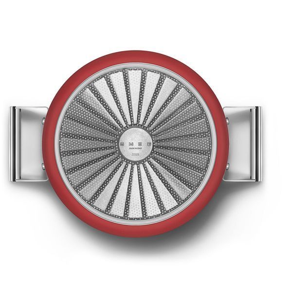 Smeg CKFC2611RDM - серія 50'S RETRO STYLE - Каструля 26 см, з кришкою, колір червоний матовий ckfc2611rdm фото