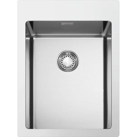 Smeg VR12S34RS - серія MIRA - Мийка, Mira, чаша 340 * 400 см без отвору для крана, подвійна установка R12, нерж. сталь vr12s34rs фото