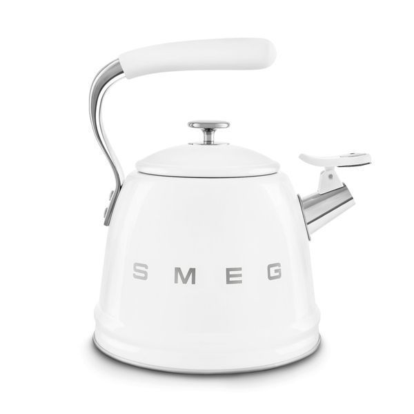 Smeg WKF01WH - серія 50'S RETRO STYLE - Чайник зі свистком, 2,3л, колір білий WKF01WH фото