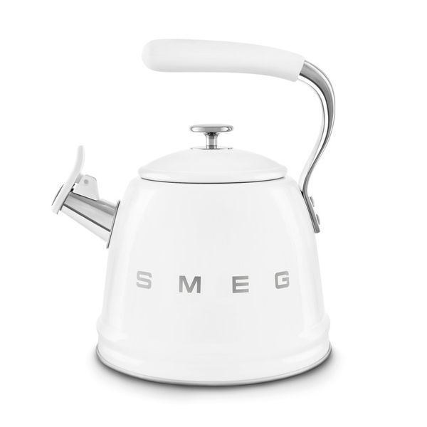 Smeg WKF01WH - серія 50'S RETRO STYLE - Чайник зі свистком, 2,3л, колір білий WKF01WH фото